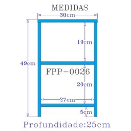Mesa de Cabeceira Branca 49x30x25 Cm - Ideal para Quarto Moderno e Organizado - 3