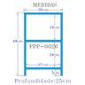 Mesa de Cabeceira Branca 49x30x25 Cm - Ideal para Quarto Moderno e Organizado - 3