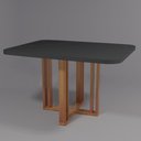 Ver imagem 2 de Sala de Jantar 120x80 4 Cadeiras Paola Bom Pastor