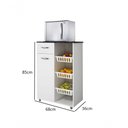 Ver imagem 3 de Fruteira Multiuso 1 Porta 1 Gaveta Nova Croácia Chf Moveis