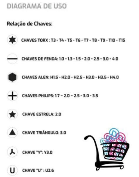 Jogo De Chaves 31 In 1 Precisão Fenda Torx Alen Philips Y - 4