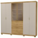 Ver imagem 2 de Guarda Roupa Casal 260cm Vidro Reflecta Vonn Nature/fendi V02 - Mpozenato