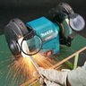 Moto Esmeril 550w 3450 Rpm 60hz com Rebolo Suporte Lamina Afiação Protetor Gb801 220v Makita - 2