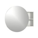 Ver imagem 1 de Armário Espelheira Luna sem Porta 1 Prateleira MDF com Espelho 80cm Branco Venturi