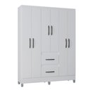 Ver imagem 1 de Guarda Roupa Poquema Capri 6 Portas e 2 Gavetas