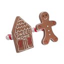 Ver imagem 3 de Jogo de Argola de Guardanapo Home Style Cokies Natal 15 Cm