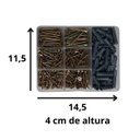 Ver imagem 3 de Kit 500 Parafusos Chipboard Philips e Buchas + Maleta