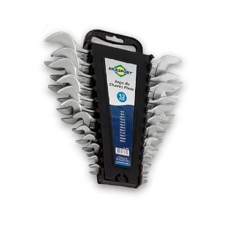 Jogo De Chaves Brasfort Fixa 6 A 32 Mm 12 Peças 6040