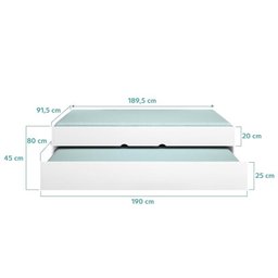 Bicama Solteiro Chiara Branco - Pr Baby - 3