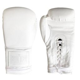 Luva De Boxe Ironarm Pro Ice Couro Legítimo 14 Oz Cadarço - 2
