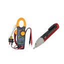 Ver imagem 1 de Kit Alicate Volt Amperímetro Digital Corrente True Rms Capacitância Va-350 Detector Tensão 90 A 1000