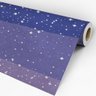 Papel de Parede Adesivo Teens Céu Estrelado em Tons de Lilás - 3