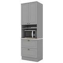 Ver imagem 1 de Torre Quente 2 Portas 2 Gav 72 Cm C350 Americana Cinza Calcare Henn
