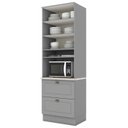 Ver imagem 4 de Torre Quente 2 Portas 2 Gav 72 Cm C350 Americana Cinza Calcare Henn