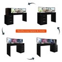 Ver imagem 3 de Mesa Escrivaninha Desk Game 136cm Preto