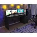 Ver imagem 2 de Mesa Escrivaninha Desk Game 136cm Preto