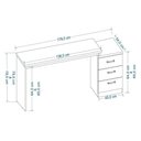 Ver imagem 6 de Mesa Escrivaninha Desk Game 136cm Preto