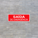 Ver imagem 3 de Combo 10 Placas De Sinalização Saída De Emergência 30x10 Acesso - S-225 F9e