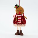 Ver imagem 3 de Kit Decoração para Árvore de Natal 9 Biscoitos Pendente 17cm