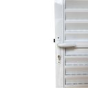 Ver imagem 3 de Porta Veneziana de Alumínio 70x210cm Abertura Direita Kazan Branco