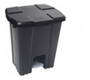 Ver imagem 2 de Cesto Lixeira Quadrada Plastica com Pedal 25 Litros Cor:branco