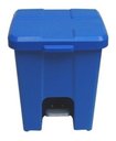 Ver imagem 1 de Cesto Lixeira Quadrada Plastica com Pedal 25 Litros Cor:branco