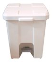 Ver imagem 3 de Cesto Lixeira Quadrada Plastica com Pedal 25 Litros Cor:branco