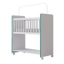 Ver imagem 2 de Mini Berço Infantil Multifuncional Nicho Organizador Aconchego Branco