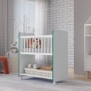 Ver imagem 1 de Mini Berço Infantil Multifuncional Nicho Organizador Aconchego Branco