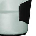 Ver imagem 6 de Kit 2 Poltronas Organica Beatriz Veludo Acqua C/ Composê Corano Preto - Lm Decor