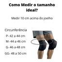 Ver imagem 5 de Joelheira Futsal Profissional Compressão Realtex Elástica - Preto - G