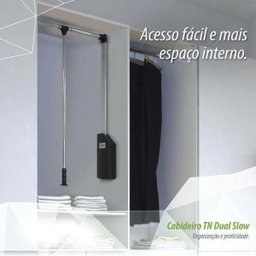 Cabideiro Basculante 890mm a 1210mm 12kg Fgvtn- Floresta - 2 Cabideiro Basculante 890mm a 1210mm 12kg Fgvtn- Floresta - 2