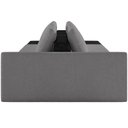 Ver imagem 6 de Sofá Ilha Modular para Sala 232cm com Puff Dublin K01 Bouclê Cinza e Sintético Preto - Lyam Decor