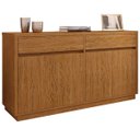 Ver imagem 1 de Balcão Aparador Buffet 4 Portas 2 Gavetas 100% Mdf Anne N02 Ypê