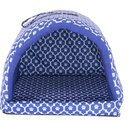 Ver imagem 4 de Cama Pet para Cachorro ou Gato Iglu Toca Azul