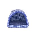 Ver imagem 1 de Cama Pet para Cachorro ou Gato Iglu Toca Azul