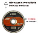 Ver imagem 5 de Kit 25 Discos de Corte Metal/inox 115x10mm Esmerilhadeira