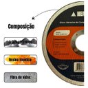 Ver imagem 3 de Kit 25 Discos de Corte Metal/inox 115x10mm Esmerilhadeira