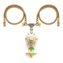 Ver imagem 1 de Kit Duplo Mangueiras 1,20mt Instalação Gás Glp Cooktop Forno