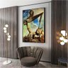 Quadro Salvador Dali Construção Macia Com Feijão Cozido:150x100/DOURADA - 4