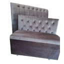 Ver imagem 1 de Poltrona Booth 1,00cm Conforto Veludo Marrom