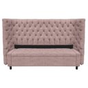Ver imagem 1 de Kit Cabeceira e Calçadeira Baú King Everest P02 195cm para Cama Box Linho - Doce Sonho Móveis Ros