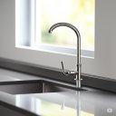 Ver imagem 1 de Torneira para Cozinha de Mesa 1/2'' - Inox