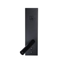 Ver imagem 1 de Arandela de Parede Led Enna com Entrada Usb e Usb-c 3000k 12w Bivolt 30x8x7cm Alumínio Preto - Norde