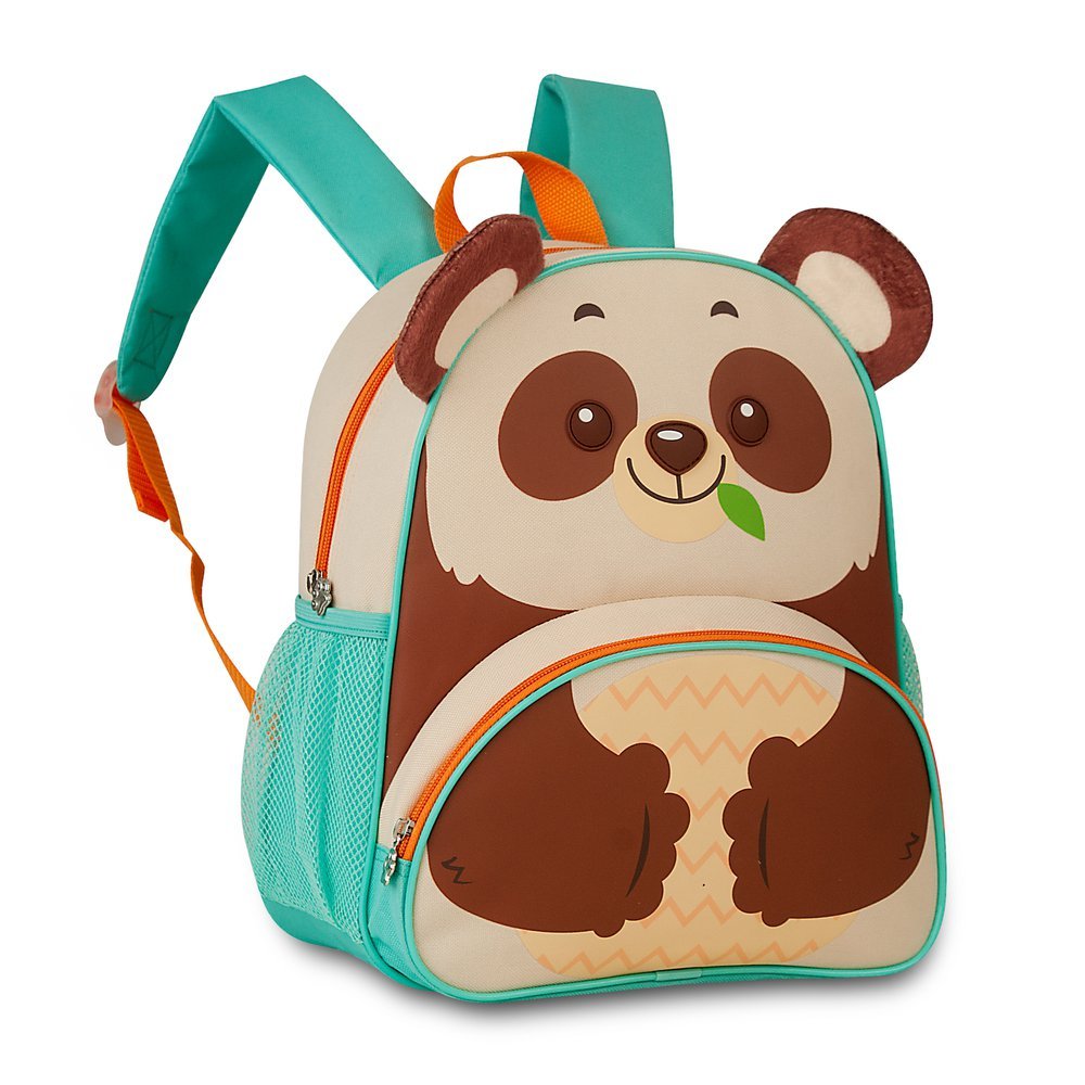 BOLSA ESCOLAR INFANTIL MOCHILA CRIANÇAS BICHINHOS VARIADOS:Verde