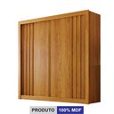 Ver imagem 4 de Guarda-Roupa para Casal 2 Portas Milano MDF Marrom/Cinamomo