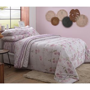 Jogo de Cama Queen Duplo 4 Peças 250x240cm Holda 140 Fios Realce Premium