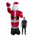 Ver imagem 2 de Papai Noel Gigante Natal Inflavel 3 Metros Natalino Decoraçao Casa Loja Shopping Porta Entrada Fim D