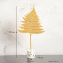 Ver imagem 1 de DECORAÇÃO FOLHA DOURADA - Creme