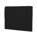 Ver imagem 2 de Cabeceira Casal Cama Box 160cm London Corino Preto - JS Móveis
